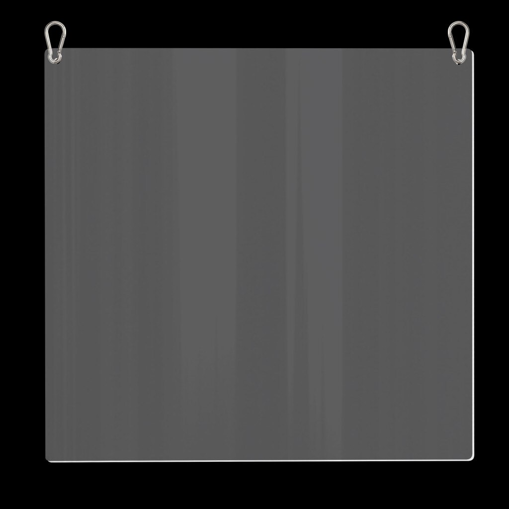 Hanging Acrylic Safety Counter Cashier Protection Guard Protective Shield For Office Work Perfection Reception Counter