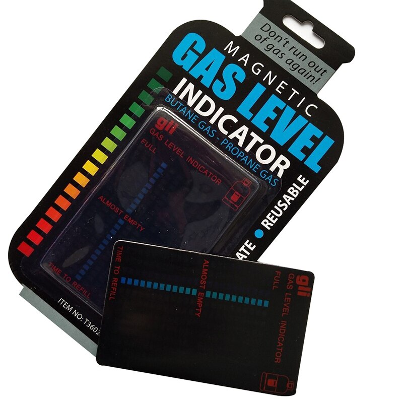 LPG Gas Tank Level Indicator Magnetic Gauge Bottle Temperature Measuring Stick LPG Level Indicator: Default Title