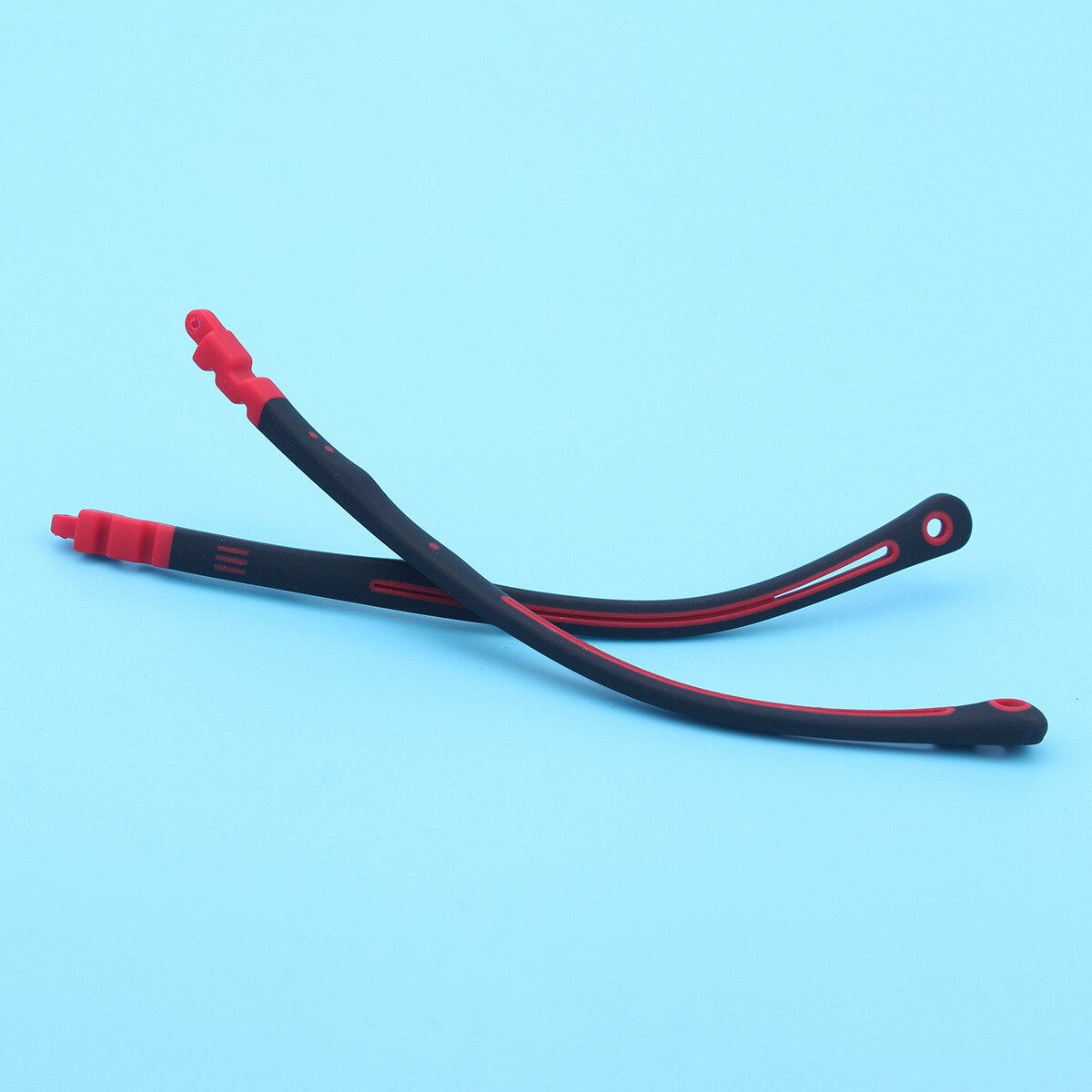 Patillas de gafas de silicona para niños, accesorios universales para gafas, repuesto de reparación de lentes de tornillo, para estudiantes: Black Red