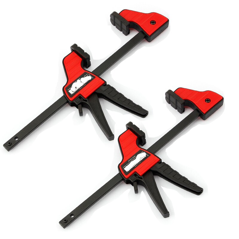 4 Inch F Clamps Woodworking Quick Release Plastic Grip Bar Heavy duty Workshop For Carpentry