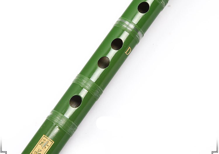 Kinesisk bambu flöjt tvärgående bambu flauta träblås musikinstrument dizi 3 färg bra röst panflöjt