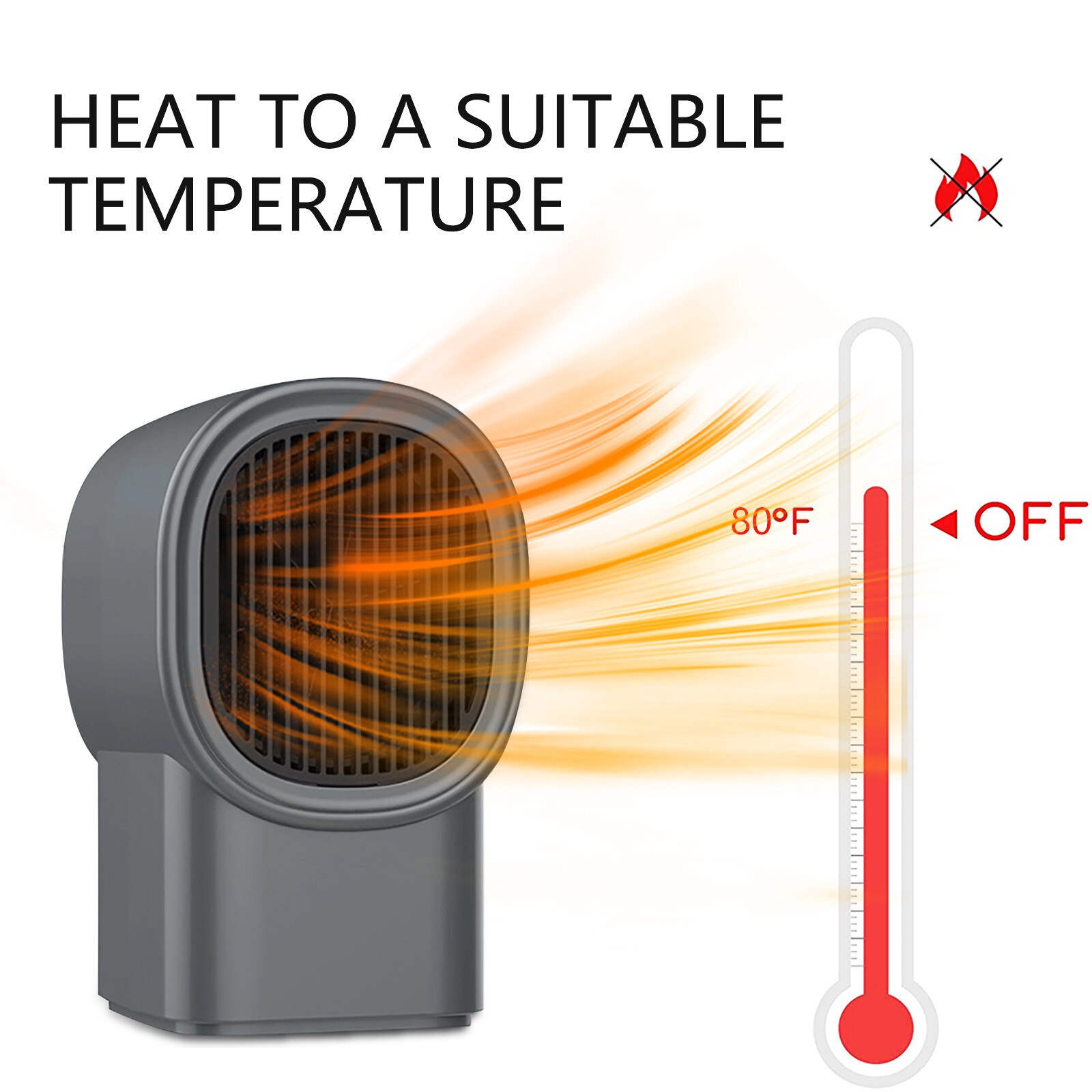 Stove Hand Warmers Household high-efficiency portable fast heating energy-saving heater Adjustable Handy Air Fan Heater Winter