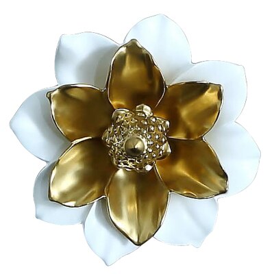 Kreative 3D Stereo Fisch Lotus Blatt Zauberstab Hängen Ornament Dekoration Hause Sofa Hintergrund Harz Blume Handwerk Hotel Wandbild: Stil25
