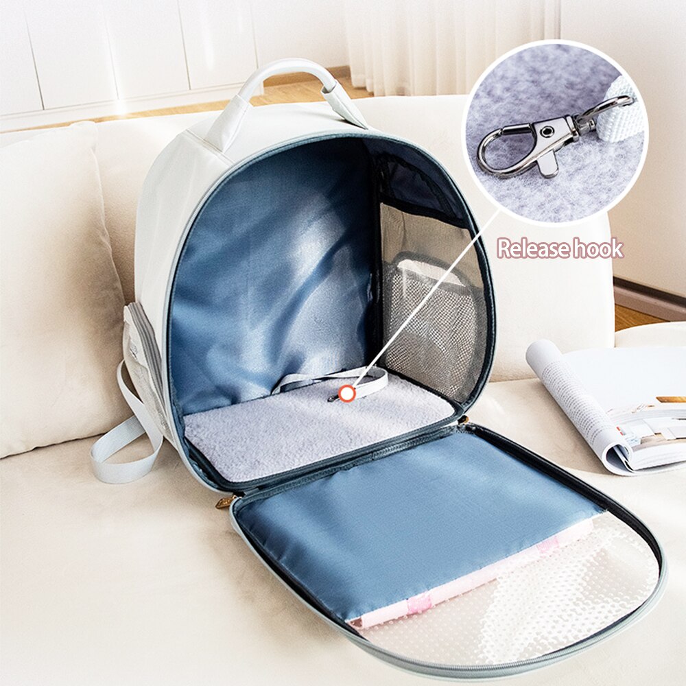 Cat Bag Foldable Cat Backpack Cat Bag Breathable Pet Backpack Out Portable Pet Bag Cat Travel Backpack