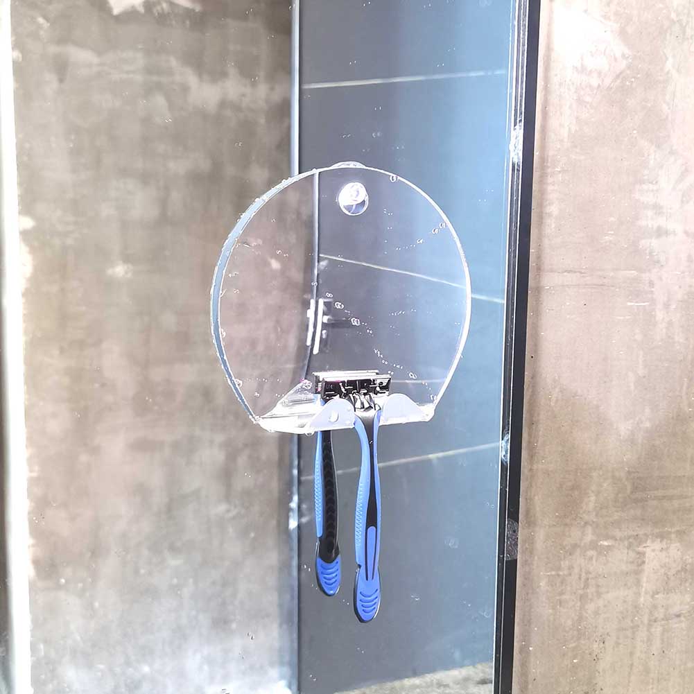 Klassisk uknuseligt badeværelse anti tåge brusebad spejl hængende barbering tåge fri spejl badeværelse tilbehør leverer dele
