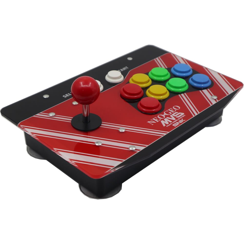RAC-J500S 10 pulsanti Arcade Joystick USB cablato pannello acrilico per PC NEO GEO MVS SNK