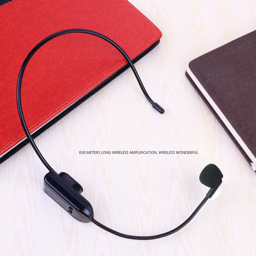 Micrófono de Radio práctico, inalámbrico, para profesores, megáfono, Plug Play, FM