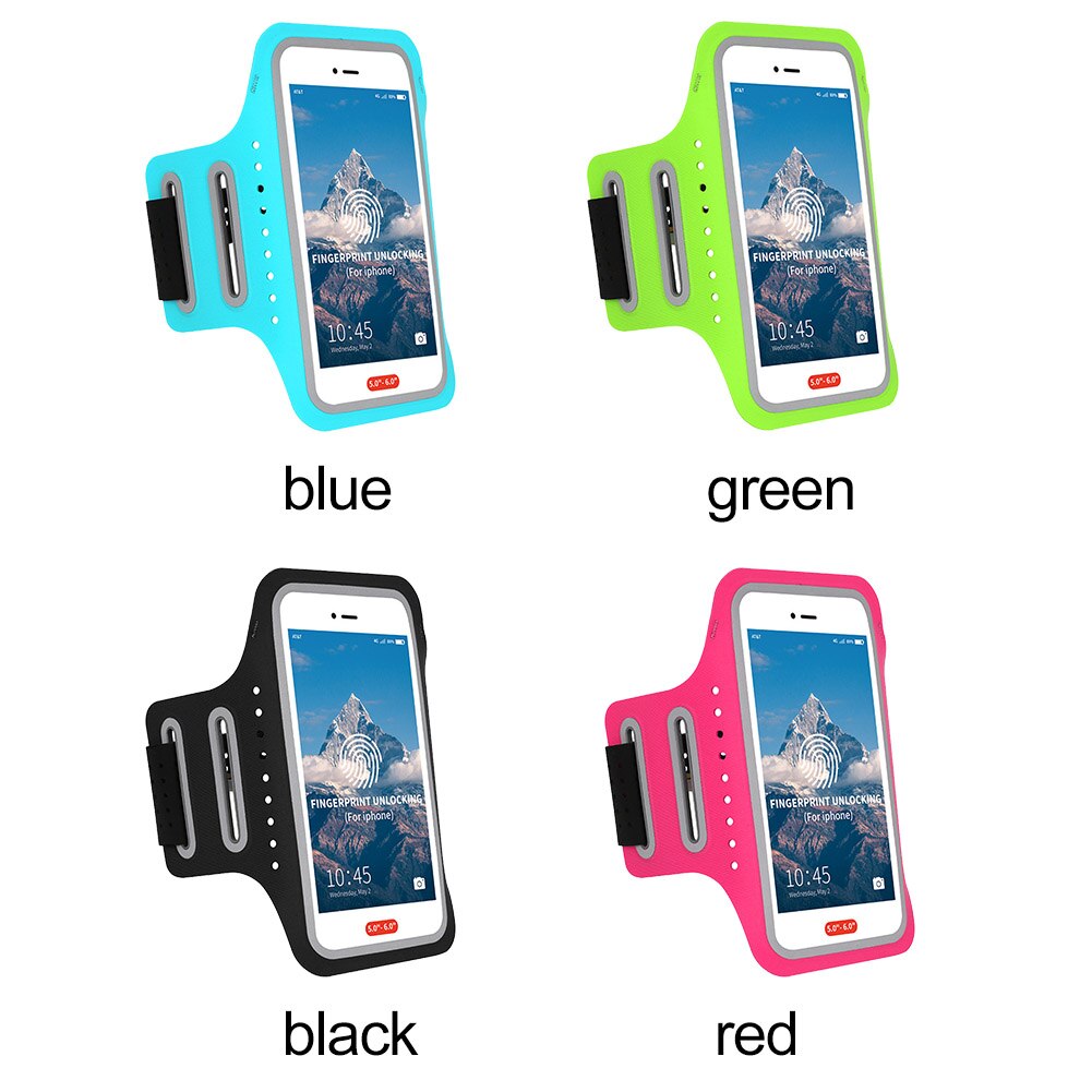 Gym universellt skyddsfodral vattentätt ultratunt telefonarmband jogging lätt löpande pekskärm för iphone 7 plus