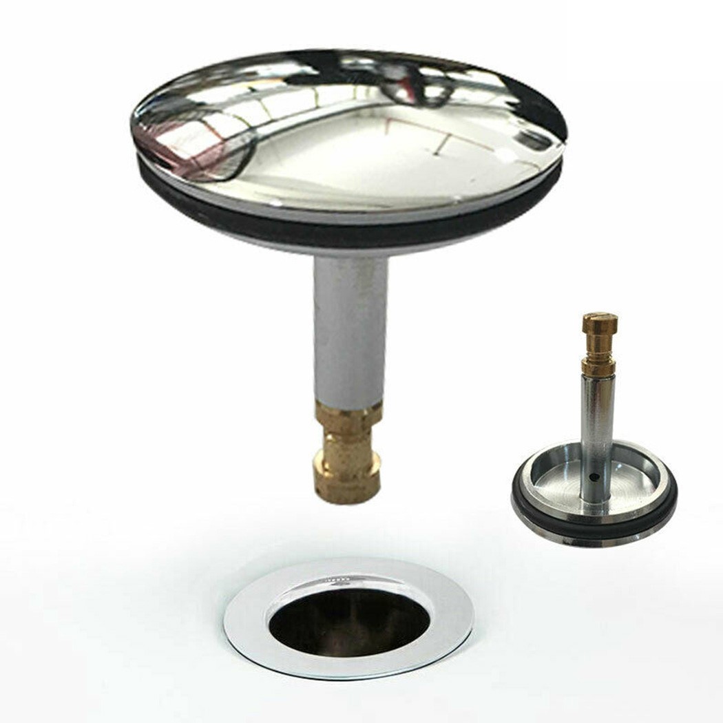 43mm Bad Afvoer Stopper Badkamer Bad Gootsteen Afval Pop-Up Plug Vervanging Water Afdichting Plug Voor Bad afvoer