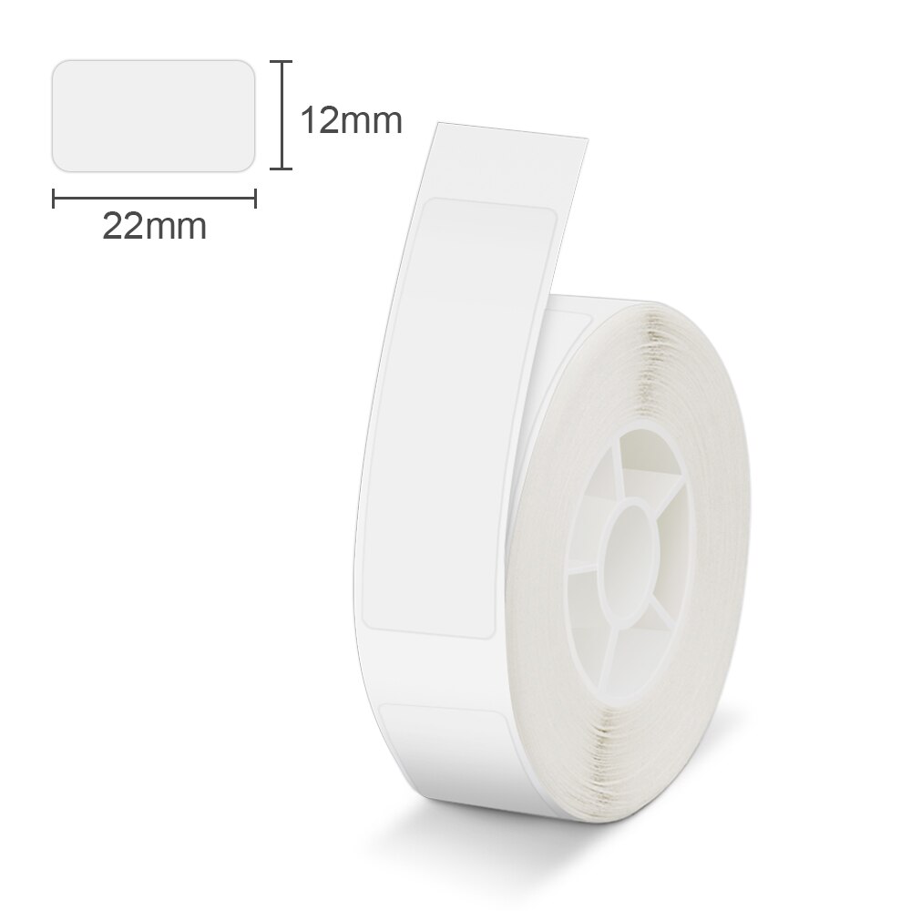 Niimbot D110 Bluetooth Thermal Label Printer Portable Pocket Label Maker for Mobile Phone Home Office Barcode Name Sticker Print: 01 12x22mm