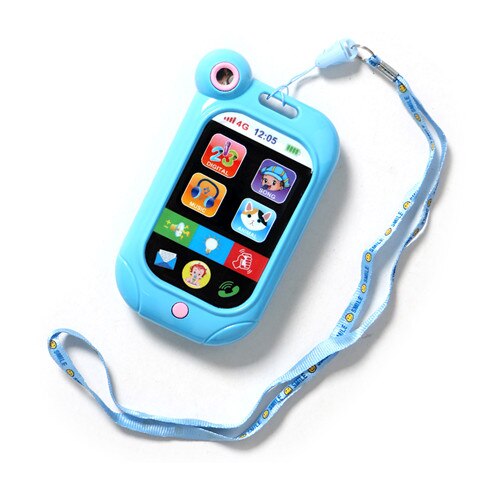 Russian/english language Numbers Word math learning machine baby phone,light&amp;animal sound educational musical phone for children: english-bule