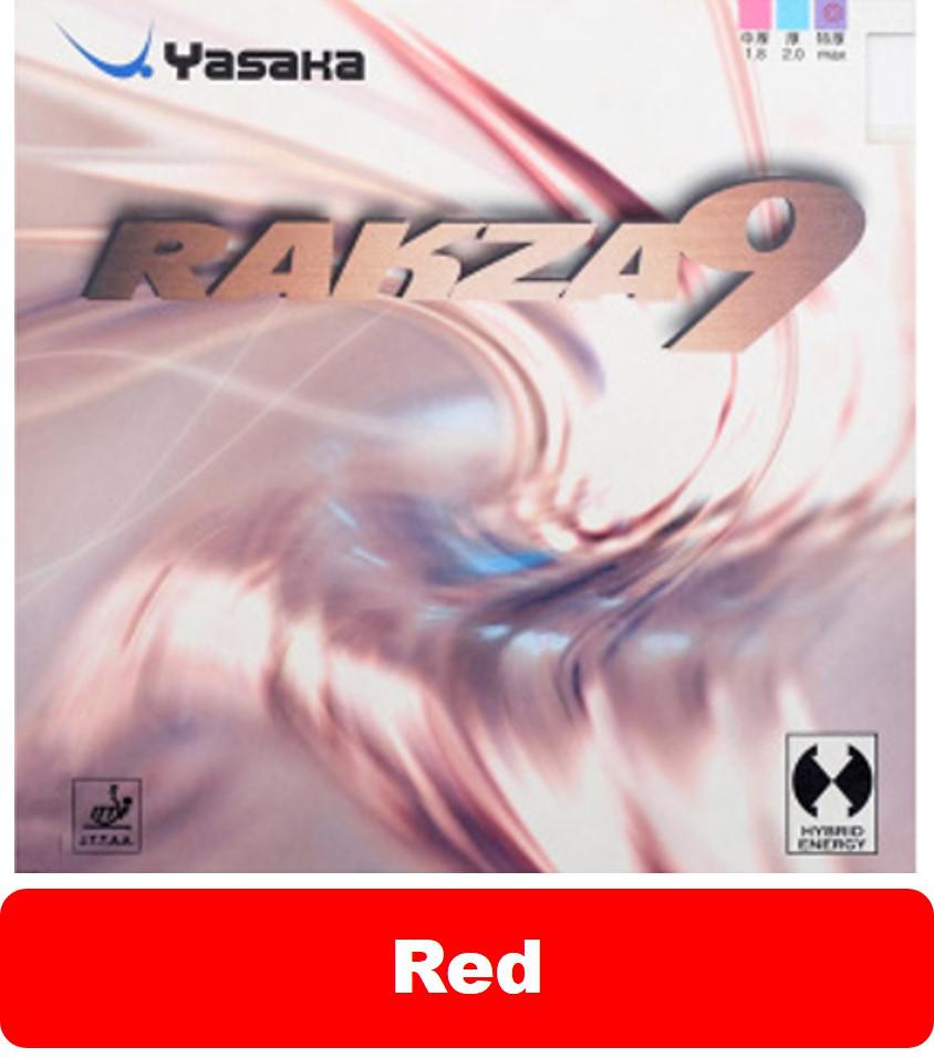 Yasaka Original RAKZA 9 RK9 RK 7 RK 7 SOFT Pimples In Table Tennis Rubber hybid energy Pips-In Ping Pong Sponge Tenis De Mesa: RK  9  max red
