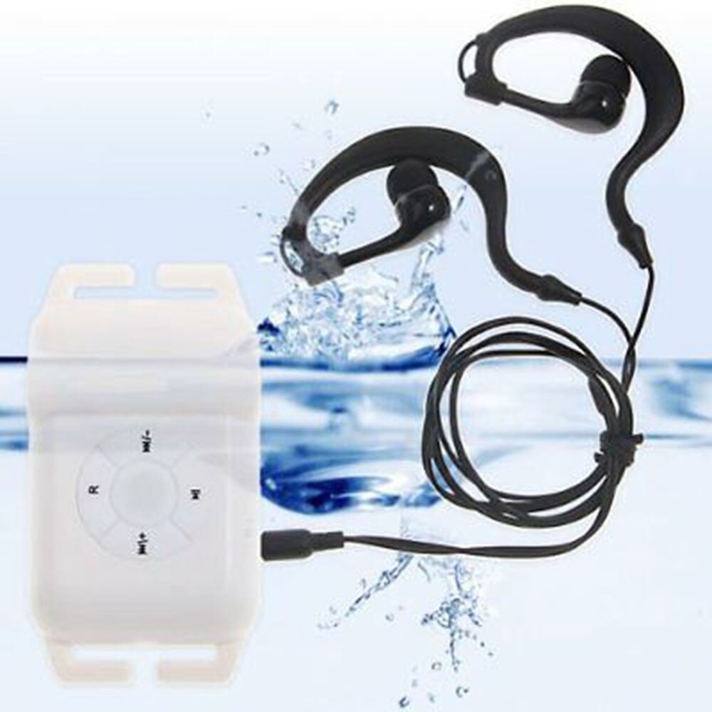 IPX8 Niveau Waterdicht MP3 Onderwater Spelen Liedjes 4Gb/8Gb Muziekspeler Met Fm Radio Voor Zwemmen Running surfen Spa