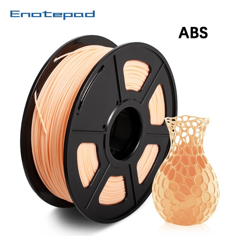 Enotepad abs plastic skin abrasive filaments 1.75mm abs material for fdm 3d printer with rohs/reach fast ship no bubble