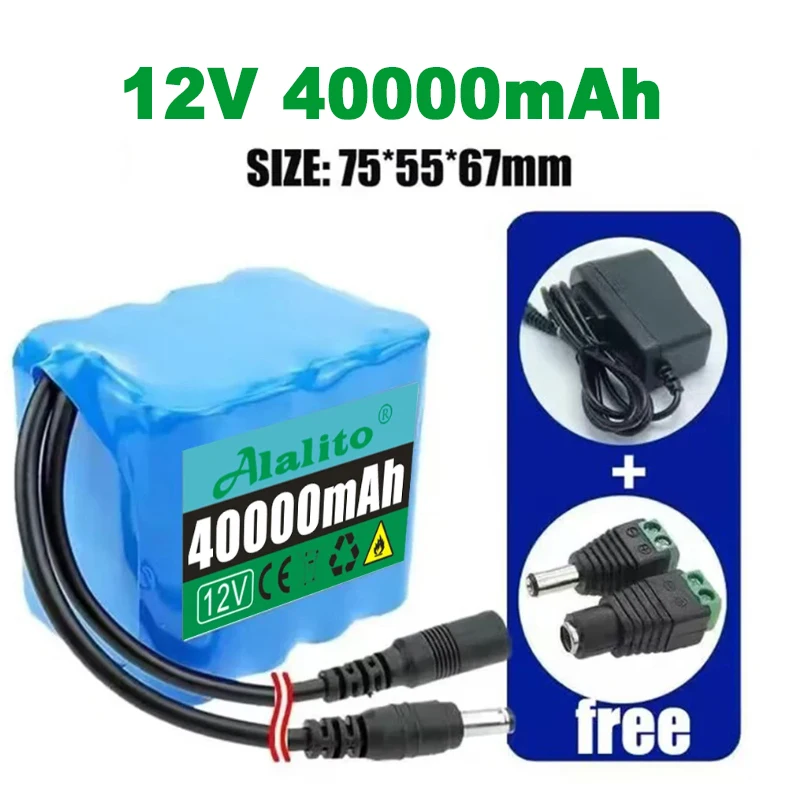 18650 3S5P 12 V 50000 mAh Lithium-Akku mit BMS für die Audioüberwachung, Notlicht, unterbrechungsfreie Stromversorgung