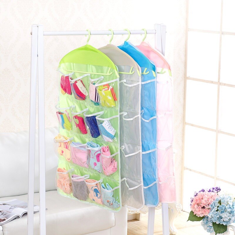16 Taschen hängend Lager Tasche Schrank Mauer Tür Schlafzimmer Wandschrank Halter Organizer Schrank Lager