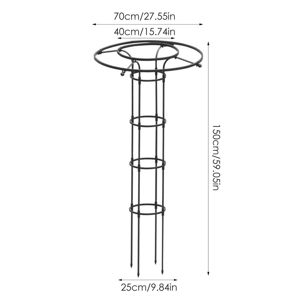drinnen-Gitter abnehmbare Garten Obelisk Gitter Pflanzen Kletter Halfter für drinnen draussen Garten Garten Garten zubehör: Blau