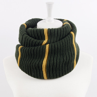 Écharpe Snood en cachemire pour hommes et femmes, écharpe d'hiver, tricoté pour l'infini, anneau rond, couleur unie, pour couple: 7
