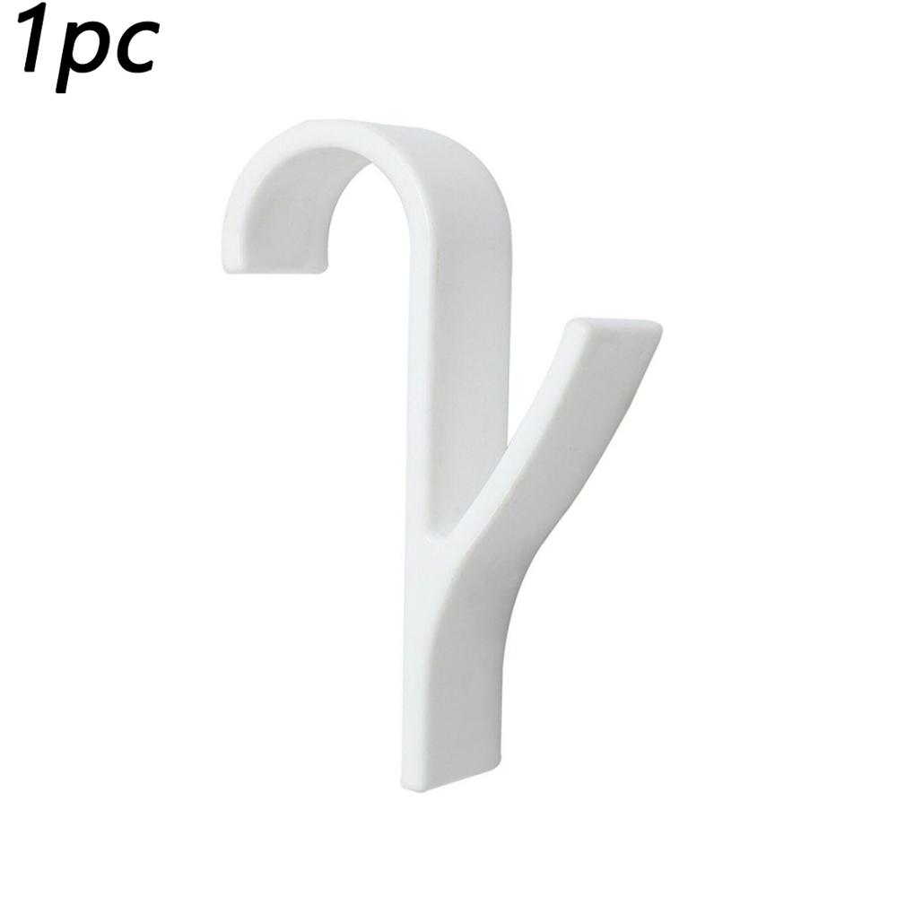 1/4/6pcs Space-saving Bathroom Hook Holder Hanger For Heated Towel Rail Tubular Radiator Plegable Hanger For Scarf Clothes: white / 1PC