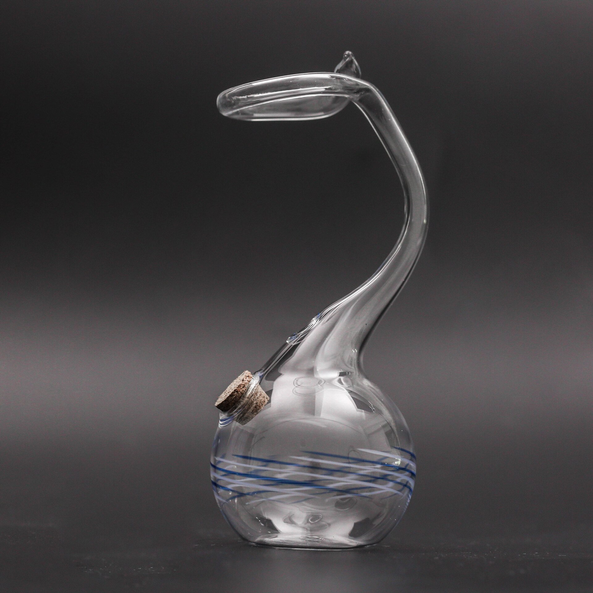 Handwerk Alle-Heldere Glazen Inktpot Dip Pen Houder Meubels Decoratie Creatieve Briefpapier Supply: Glass pen holder