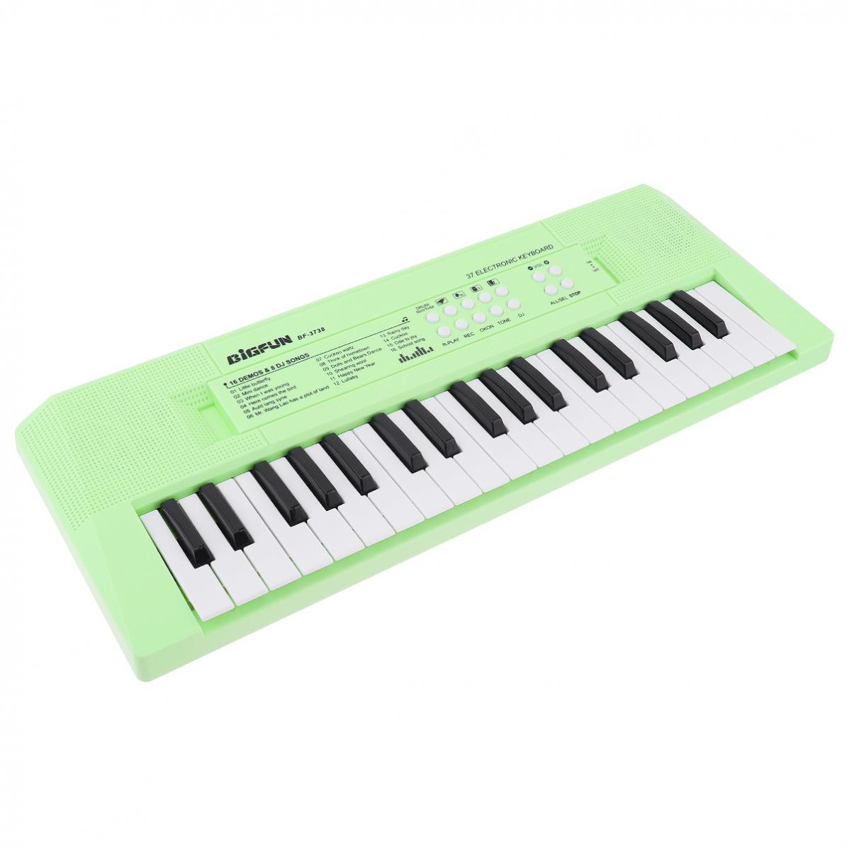 37 Keys ABS Electronic Keyboard Piano Digital Music Key Board with Microphone Children Musical Enlightenment