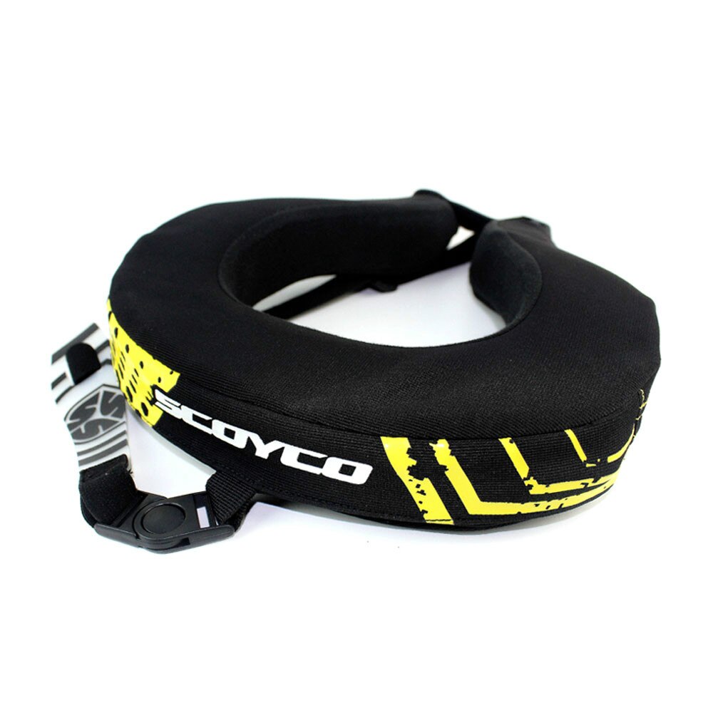 Motorfiets Hals Protector Downhill ATV Mtb Lange-Afstand Racing Beschermende Brace Motocross Neck Guard Black