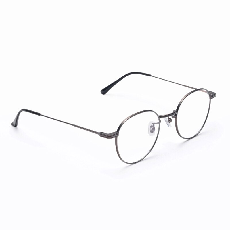 Okulary przeciwsłoneczne GM damskie oprawki robić okularów delikatne planety Blu okulary dla osób z krótkowzrocznością mężczyźni metalowa ramka okulary robić czytania okulary z bezbarwnymi szkłami: czarny
