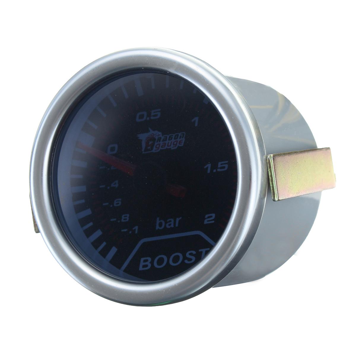 Universal 2" 52mm Car Gauges Boost Gauge Bar EXT Water Temp Oil Temp Gauge LED Light Display