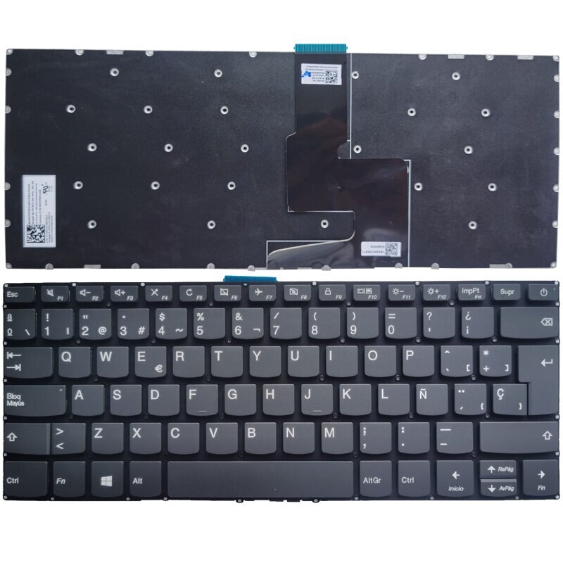 teclado español para Lenovo IdeaPad 320-14 320-14ISK 320-14IKB 320-320-14AST 320S-14IKB 320S-14IKBR SP negro