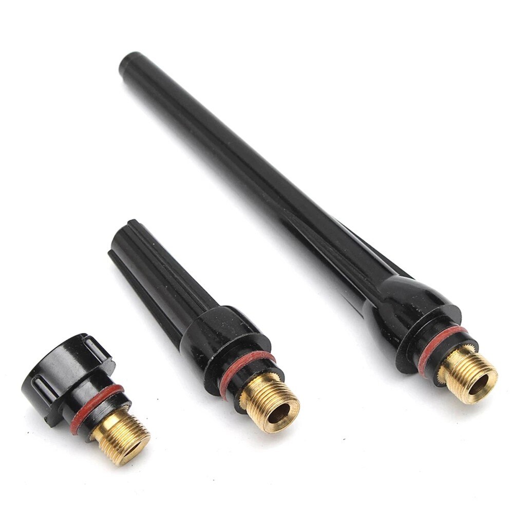 23Pcs TIG Welding Kit 10 Pyrex Cup Kit For WP-17/18/26 Torch Welding Accessories Nozzle Part Kit Conical Nozzle Sleeve Rod Tool