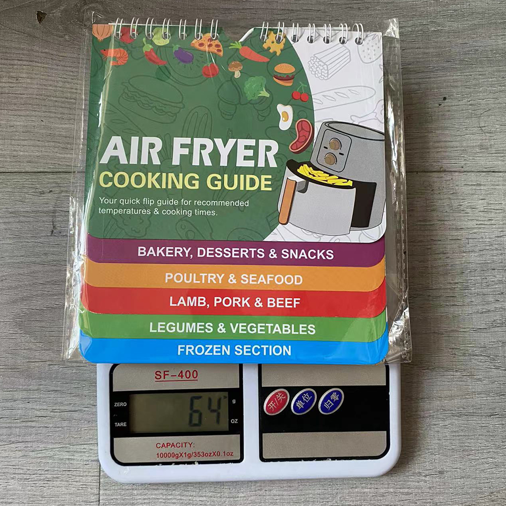 Air Fryer Magnetic Cheat Sheet Air Fryer Recipes Temperature and Cooking Time Guide for Beginners and Advanced Users