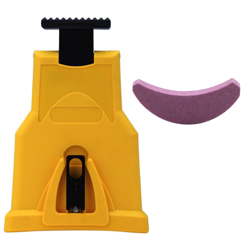 Träbearbetning motorsåg tänder slipare slipkedja med 5 st extra bryne sten slipmaskin slipverktyg