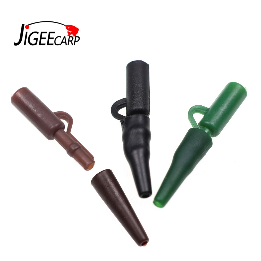 JIGEECARP 20sets Karpervissen Lead Clips Set met Staart Rubbers Buizen Snelle Veranderingen Stekkersysteem Voor Vissen Terminal End Tackles