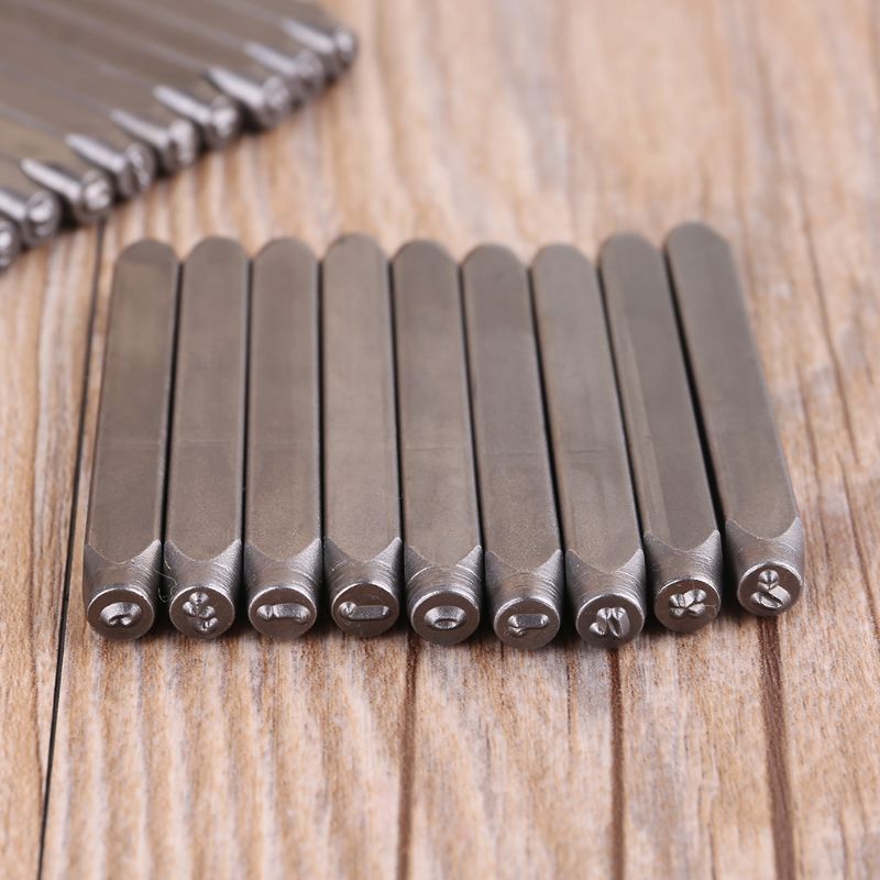 27 st/set små bokstäver stål metall stämpel stämpling punch läder trä smycken  r7rc