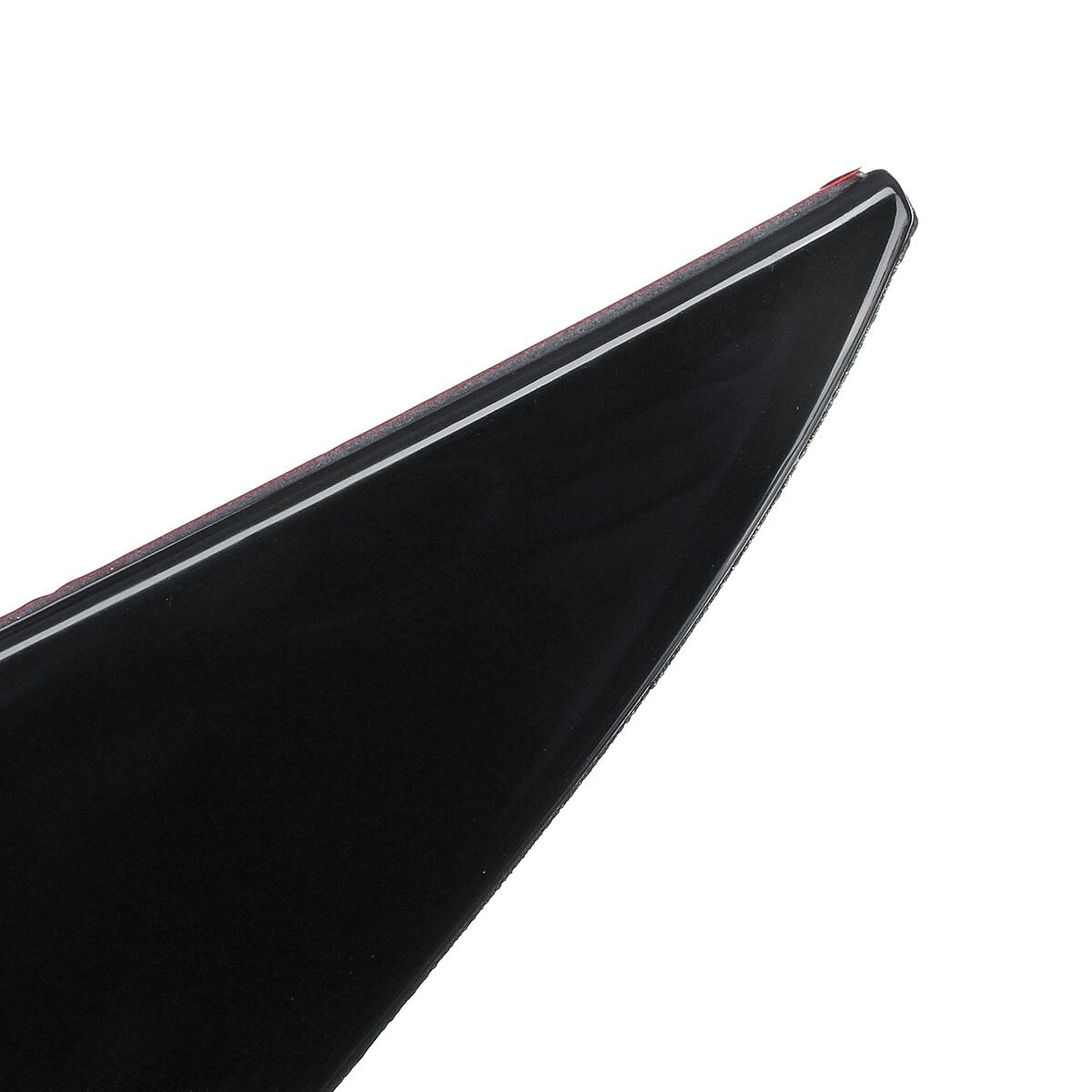 Pair 29cm Universal Car Front Bumper Anti-rub Protector Strips Front Bumper Lip Diffuser Splitter Fins Rubber Protector Strips