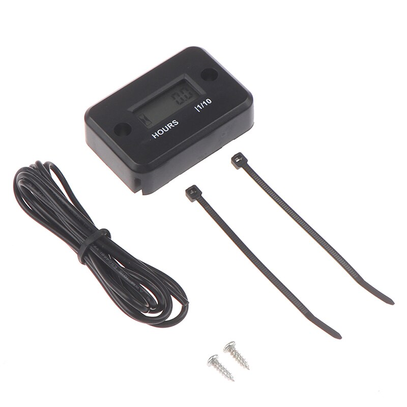 Motorsykkeldatamaskin timeteller med batteritimer med induktiv protabbler digital meter vanntett timer akkumulator vannscooter
