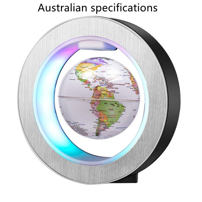 Led Möbel Globe Magnetische Schwebender Globus Licht Welt Karte Rotierenden Nacht Lampe Kinder Neuheit Ball Licht Lampe: White D