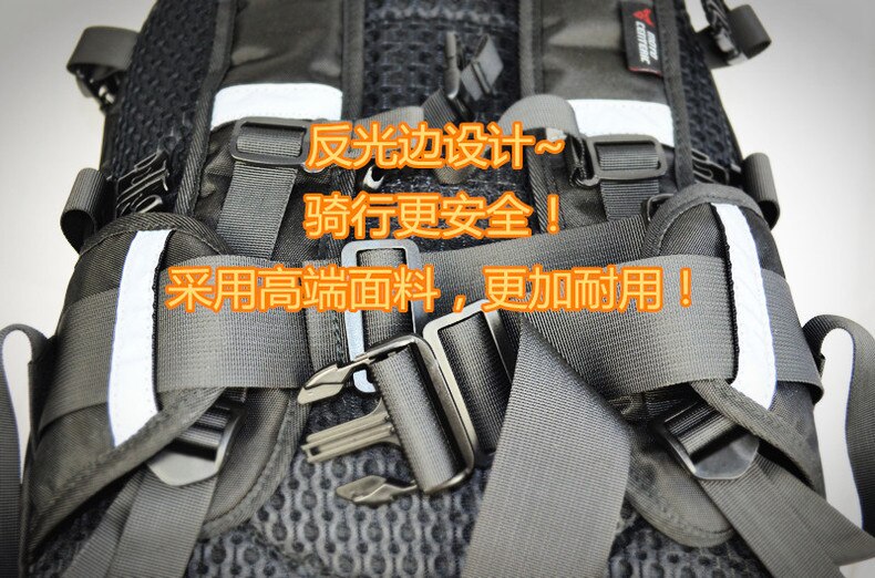 Motorcycle helmet bag Cycling motorbike backpack helmet bag Reflective waterproof Luggage tail bag High capacity Top cases