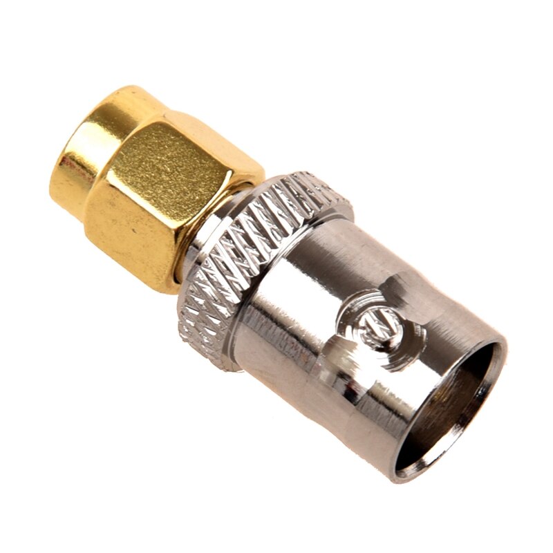 Gull tone sma hann til sølv tone bnc hunnkontakt adapter & uhf so -239 f til sma m hunn/han rett koaksial kobling ada