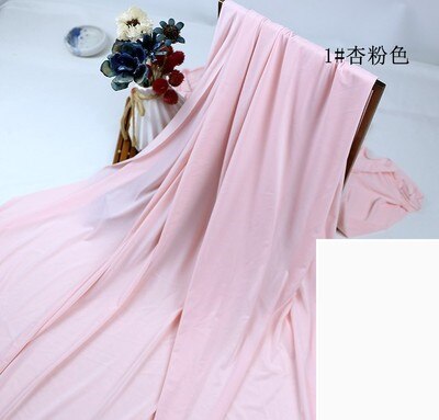Eis seide stoff vier-seitige strecken eis seide strecken stoff Sonne schutz kleidung Pyjama futter Frühling sommer kleidung stoffe: Beige Rosa