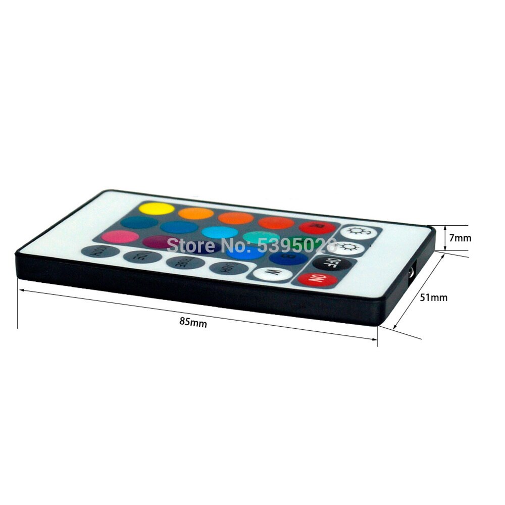 24Keys LED Controller IR Controller for SMD 3528 5050 RGB LED Strip Lights DC12V