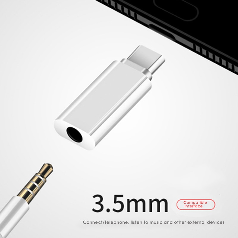 Typ C zu 3,5mm Audio- Adapter für DJI Osmo Tasche Externe Mikrofon Verlustfreie Klang Kopfhörer Adapter