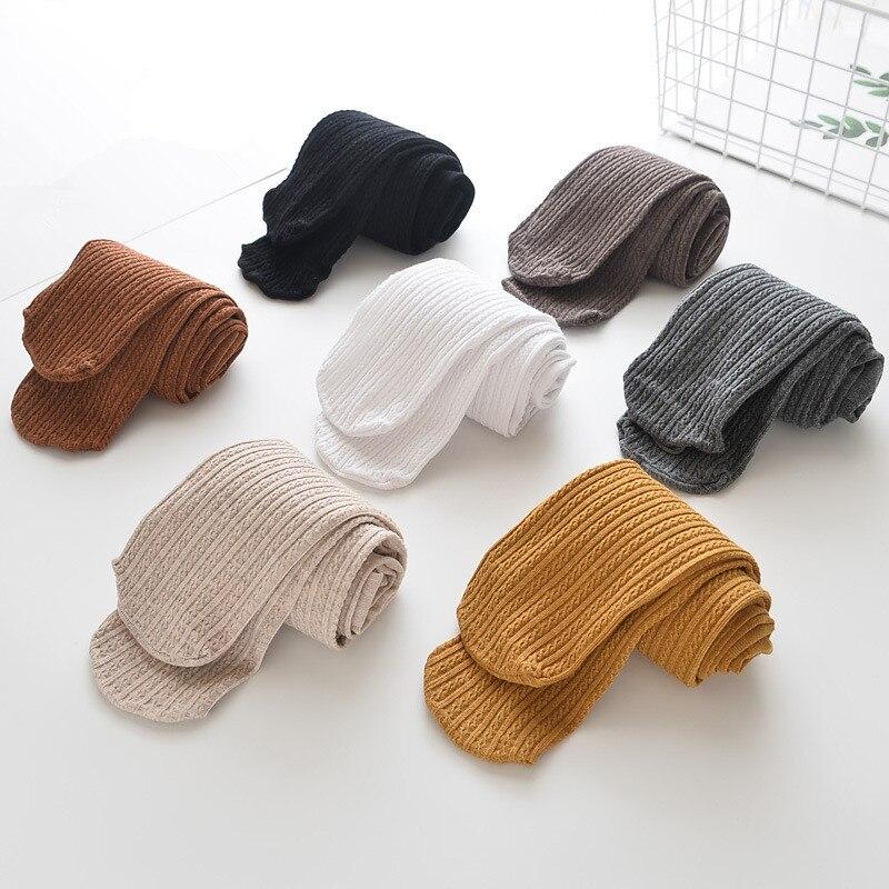 Children Girls Tights Baby Infant Clothing Cotton Warm Pantyhose Kid Infant Knitted Collant Tights Autumn Tight for Baby