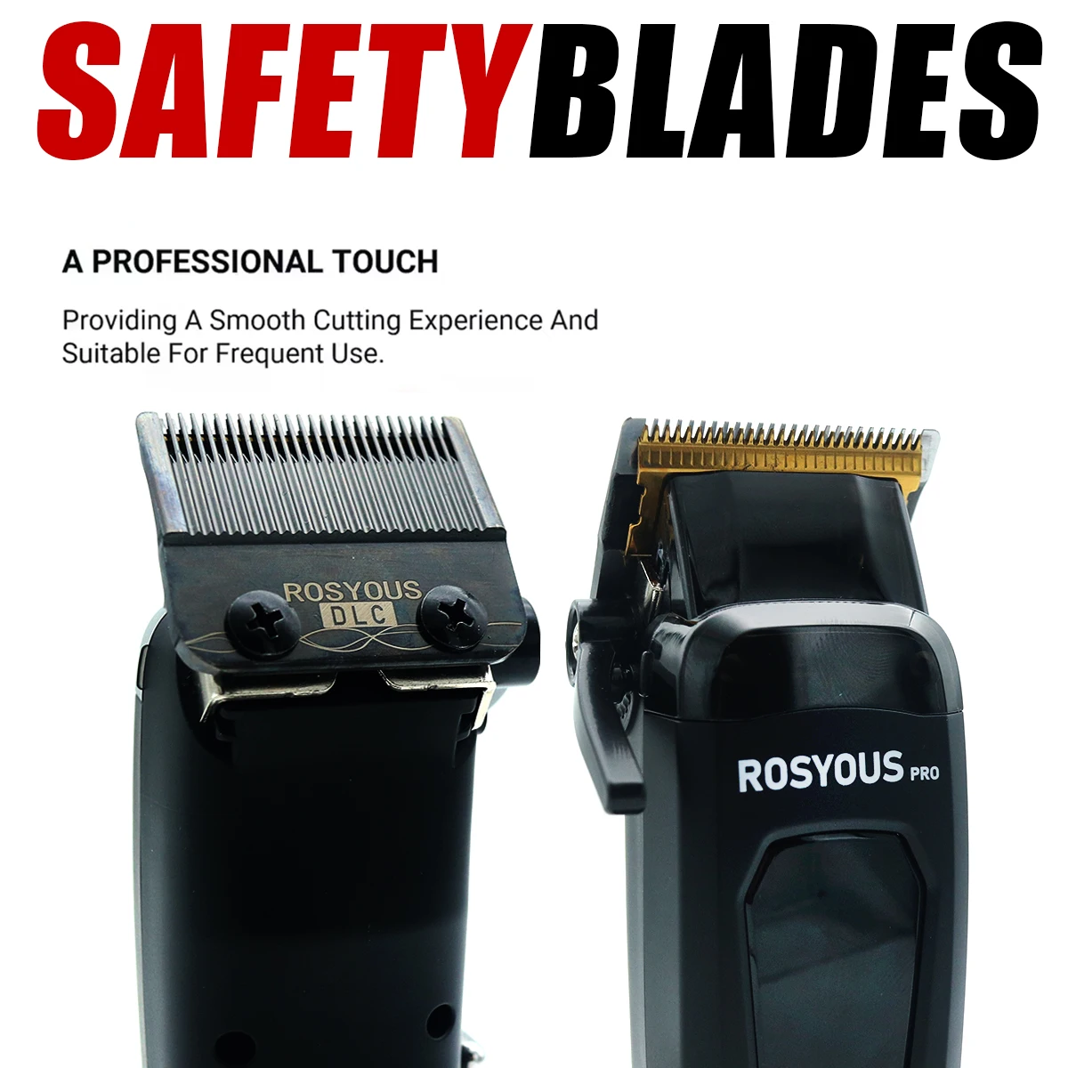 Professioneller elektrischer Haarschneider 106 Haarschneider für Männer, 7500 U/min, mit Basis, 5-stellbare DLC-Blade-Friseurmaschine