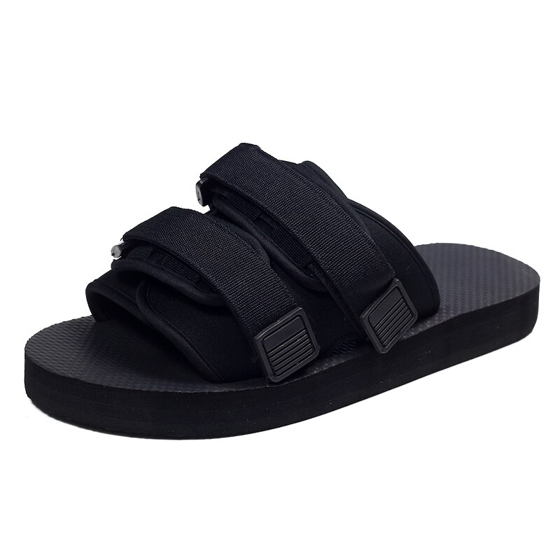 Sommer hjemmesko til mænd krog og løkke lærred afslappede elskere sko slip-on strand hjemmesko sommer sko til mænd flip flops størrelse 35-46: 45-46