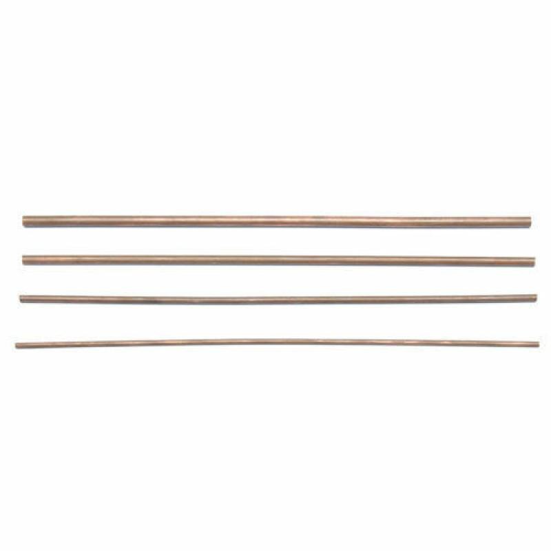 Tubo de cobre de para fontanería, varilla de bricolaje de 2mm - 5mm de diámetro interior, 300mm de longitud, 1 ud.