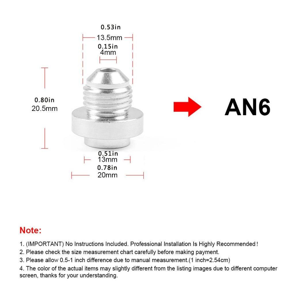 An6 an8 an10 hitsattu alumiiniliitos autoöljyputken hitsausliitos alumiinimoottorin öljynpoistoaukon liitin