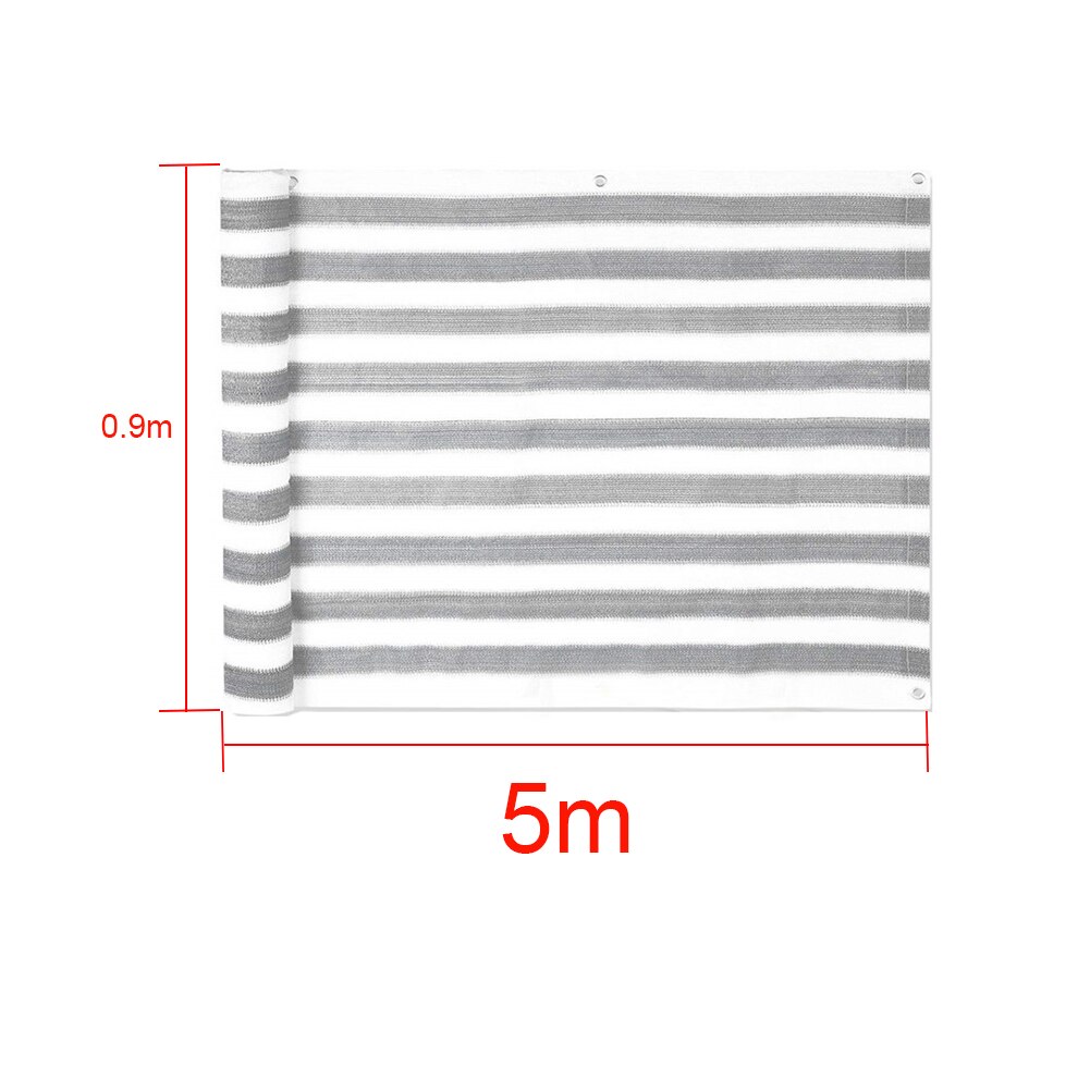 0.9x5m Backyard Pool PE Breathable Screen Mesh Garden Fence Greenhouse Summer Home Decor Windproof Balcony Privacy Sunshade Net