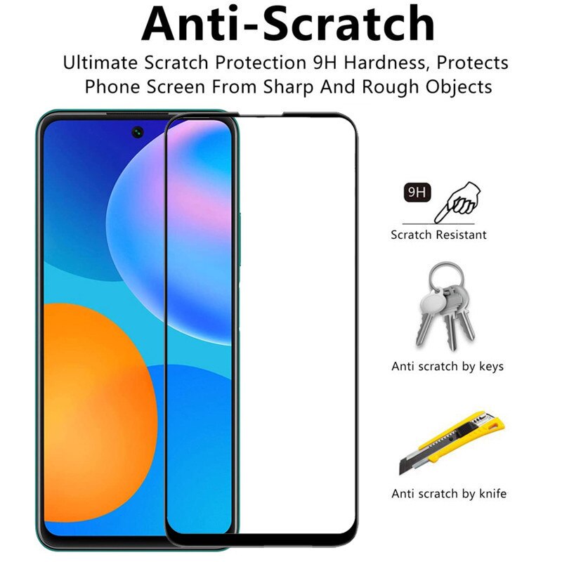 Case + Glass for P Smart Silicone Cases P Smart Huawei P Smart Phone Cover P Smart Huawei P Smart Case