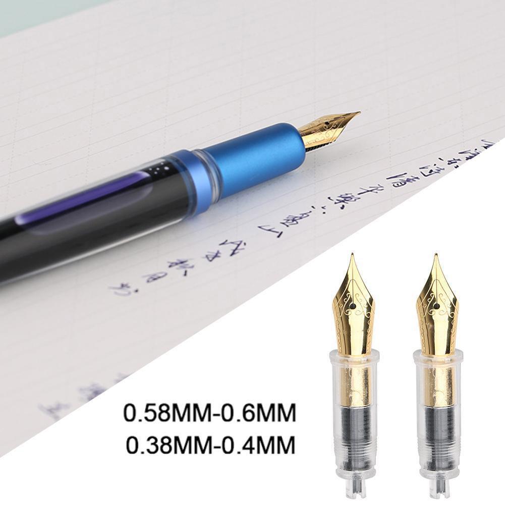 Set Van 3 Jinhao X159 En 9019 Vervangende Penpunten – EF, F En M, Met Gouden Trim, Eenvoudig Te Wisselen, Nieuwe Versie Met Middendraden